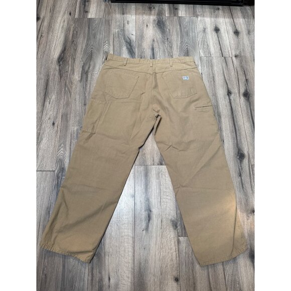 Tyndale 15 Cal FRMC Flame-Resistant Khaki Work Pants W40 L30 Made In USA Beige - Picture 10 of 12